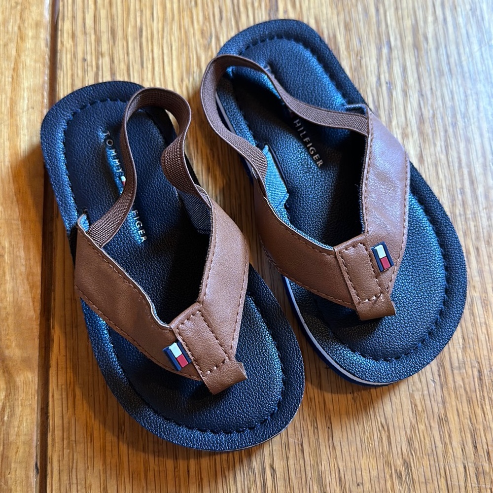 Toddler Tommy Hilfiger back strap flip flop